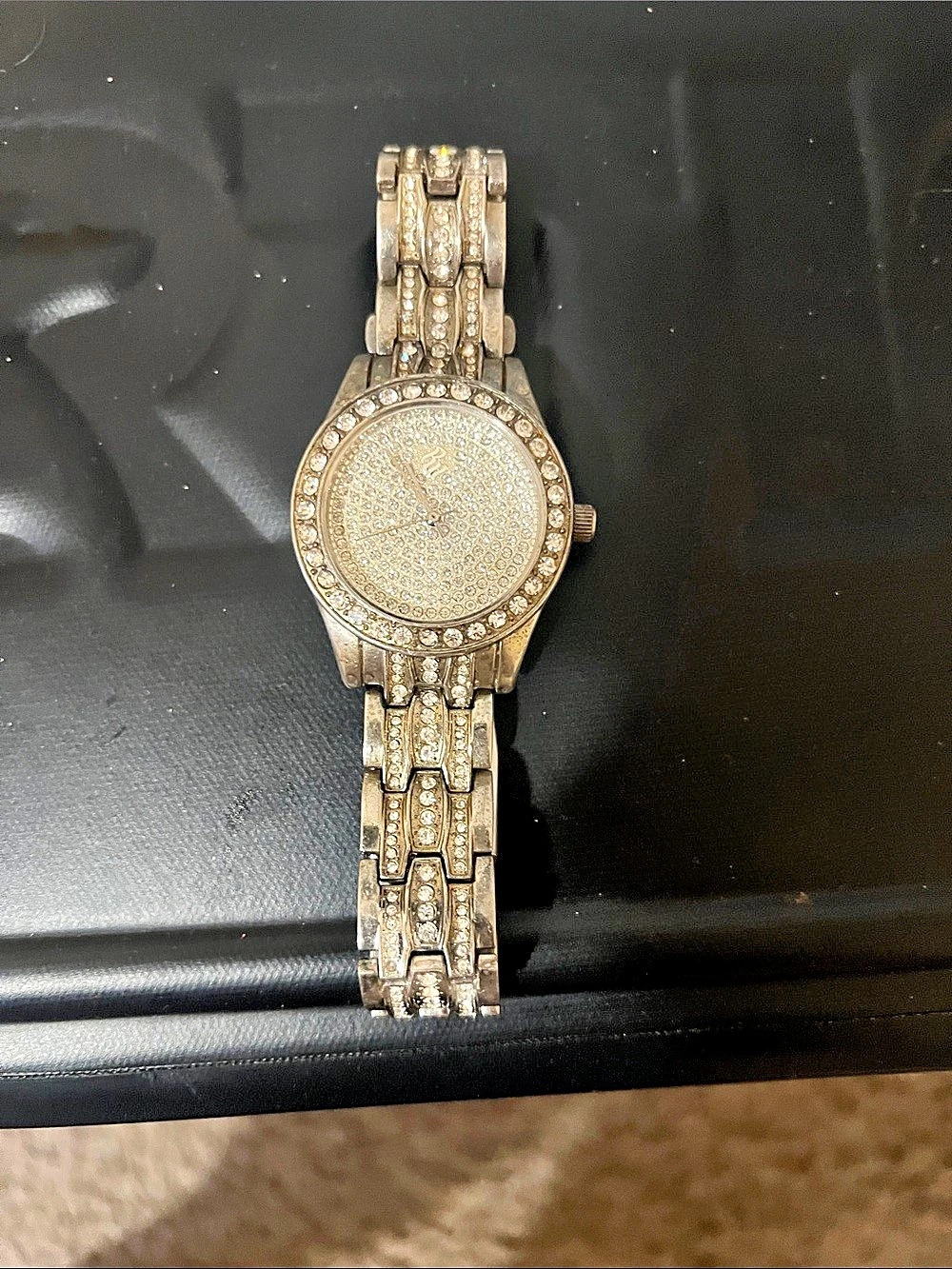 Rocawear Rhinestone Gold-Tone Watch